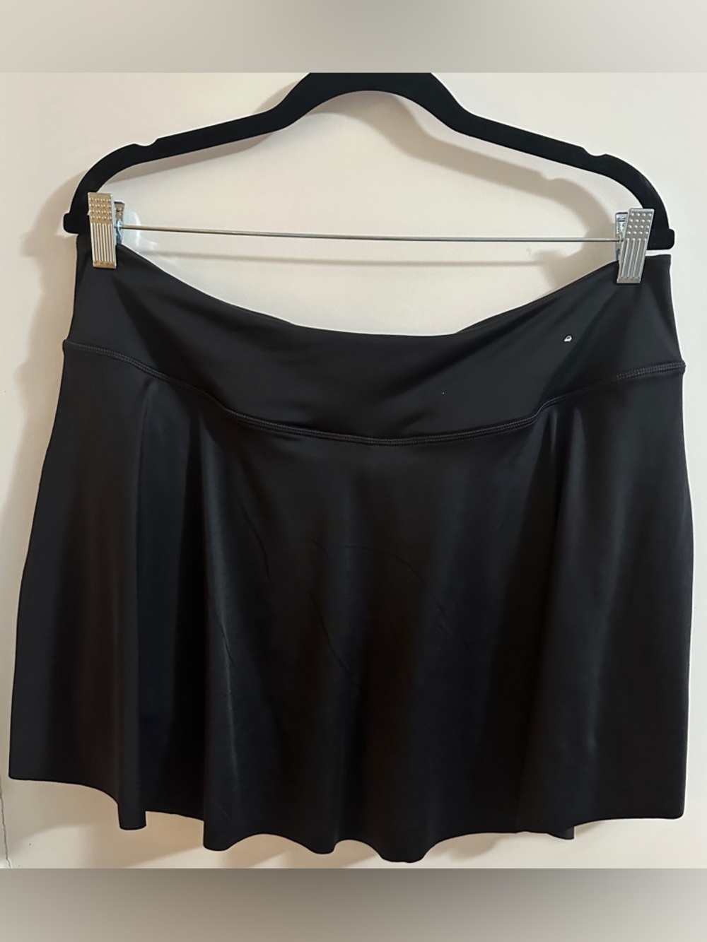 Black Women's Tennis Skort Skirt - Classic A-Line Style New Without Tag